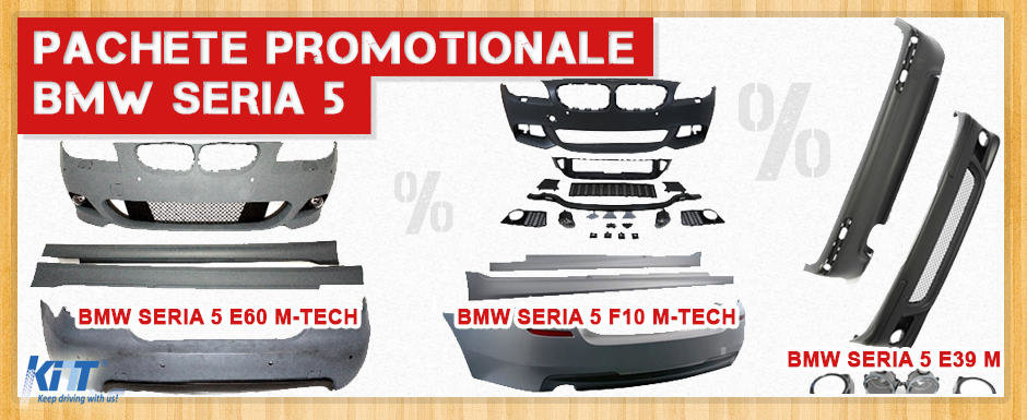 Pachete speciale de styling exterior pentru BMW Seria 5 la preturi reduse! Pachete speciale de styling exterior pentru BMW Seria 5 la preturi reduse!