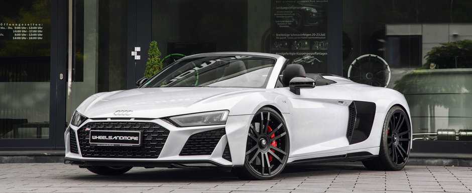 Pachetul de tuning costa cat un Porsche nou-nout dar duce Audi-ul R8 pe teritoriul hypercar-urilor. Cati CP are Pachetul de tuning costa cat un Porsche nou-nout dar duce Audi-ul R8 pe teritoriul hypercar-urilor. Cati CP are