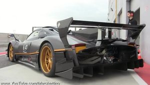 Pagani Zonda Revolucion da buzna pe circuit, suna exact ca o masina de F1