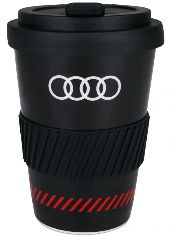 Pahar Cu Capac Oe Audi Hoonitron Sport Negru / Rosu 3292200800
