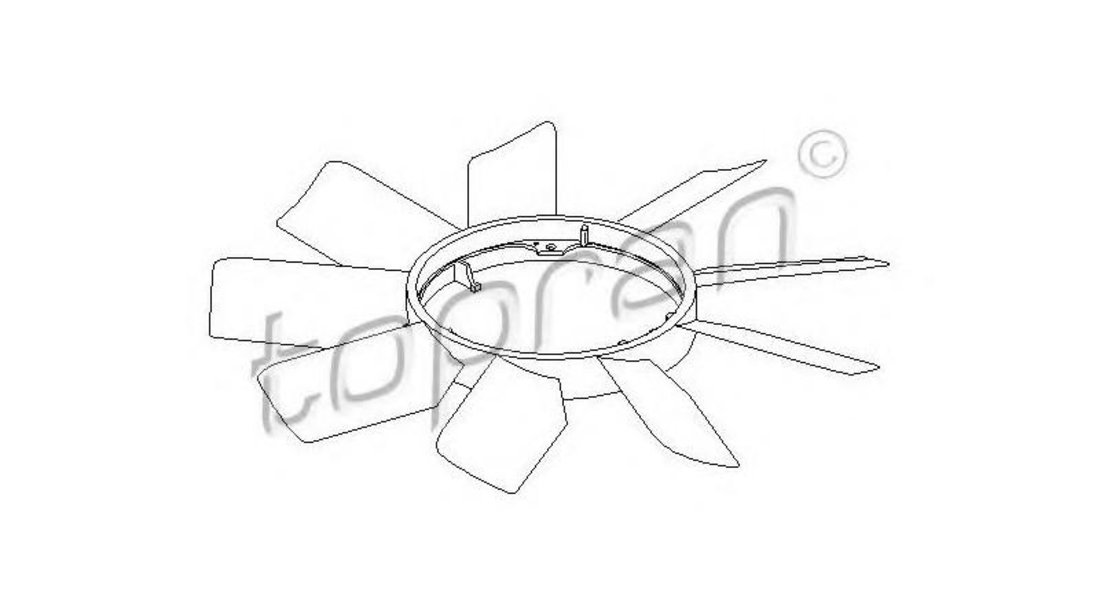 Paleta ventilator Mercedes CLK (C208) 1997-2002 #2 0140200067