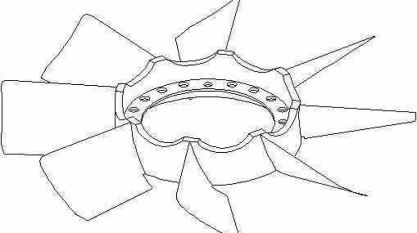 Paleta ventilator racire motor AUDI A6 4B2 C5 TOPRAN 111 409