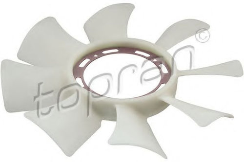 Paleta ventilator, racire motor KIA K2500 (SD) (2003 - 2016) TOPRAN 820 647 piesa NOUA