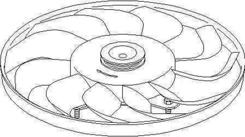 Paleta ventilator racire motor VW PASSAT 3A2 35I TOPRAN 110 961