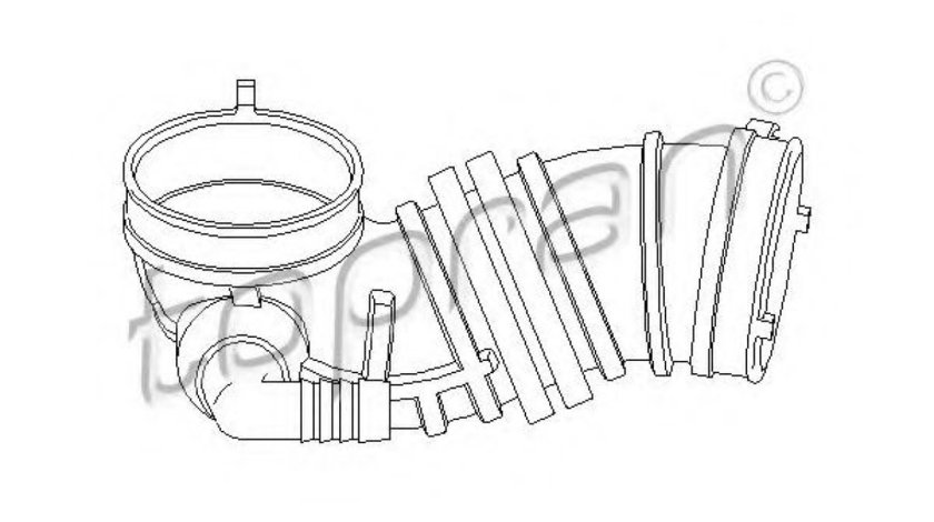 Palnie, filtru de aer OPEL ASTRA F Combi (51, 52) (1991 - 1998) TOPRAN 206 931 piesa NOUA