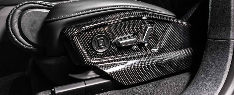 Pana si partea inferioara a scaunului este din carbon. Cum arata in rest Audi-ul Q8 tunat de ABT Pana si partea inferioara a scaunului este din carbon. Cum arata in rest Audi-ul Q8 tunat de ABT