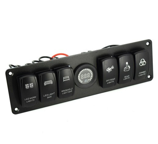 Panou 6 Intrerupatoare Voltmetru SP09 130818-1