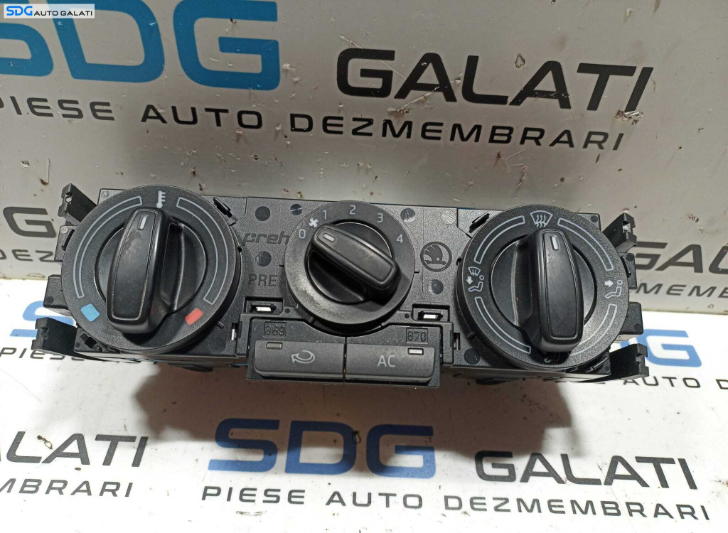 Panou AC Clima Climatronic Aer Conditionat Skoda Rapid 2013 - 2017 Cod 5JA820045 [X3740]