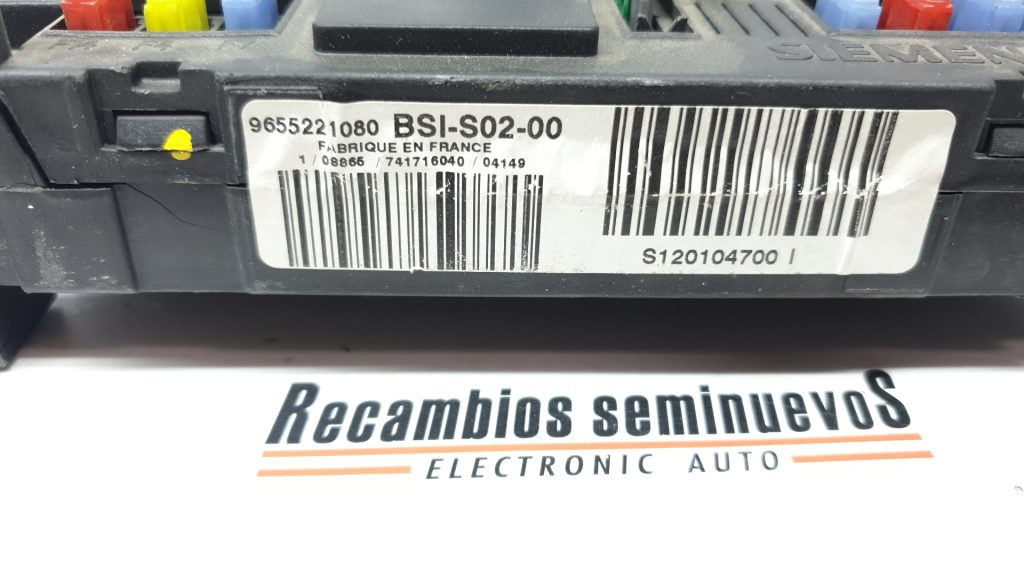Panou BSI Imobilizator Peugeot 407, 9655221080, S120104700I,