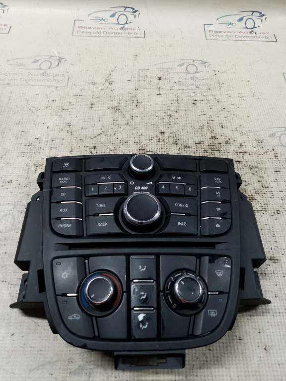 Panou butoane CD Player Opel Astra J 2009, 13346092