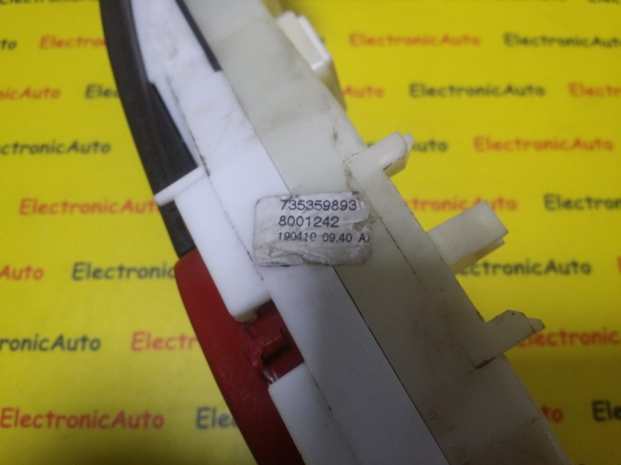 Panou Butoane Fiat, 735359893, 8001242, 190410