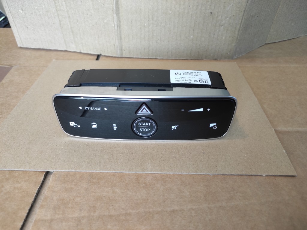 Panou butoane start stop avarie Mercedes EQS EQE AMG cod A2979006427, A2979012707, A2979025207