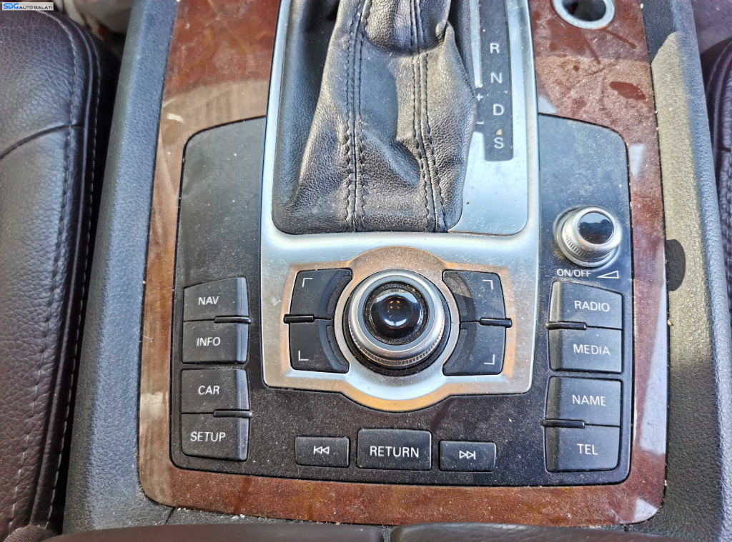 Panou Buton Butoane Joystick Comanda Control MMI Radio CD Player Navigatie Volum Pornire Audi Q7 4L 2007 - 2015 [K7136]