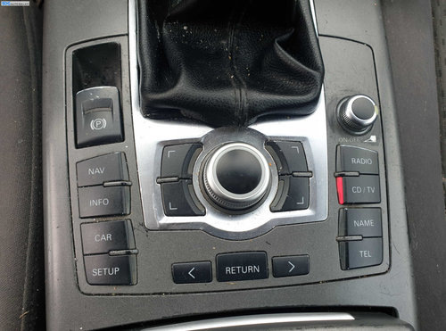 Panou Buton Butoane Joystick Comanda Control Radio CD Player Navigatie MMI Volum Audi A6 C6 2004 - 2...