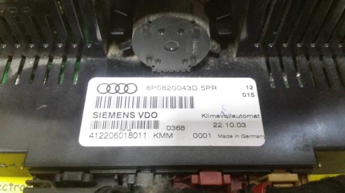 Panou Clima Audi A3, 8P0820043D