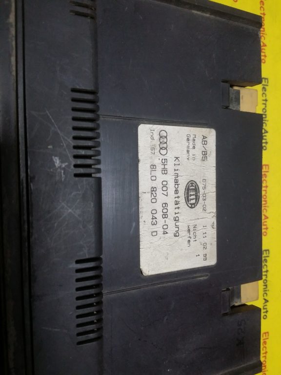 Panou Clima Audi A3 A4 8L0820043D, 5HB00760804