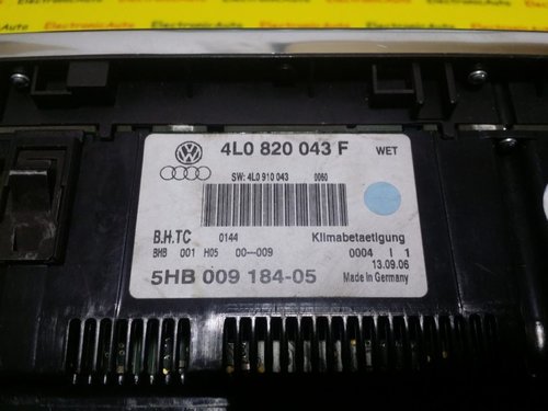 Panou Clima Audi Q7, 4L0820043F, 4L0910043, 5HB00918405
