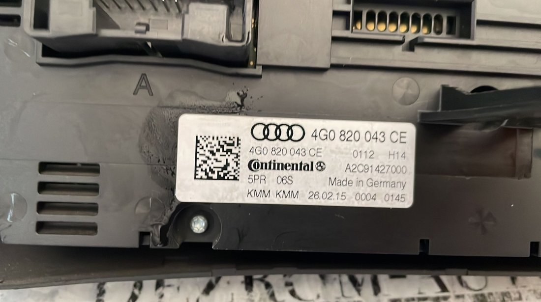 Panou Clima Audi S6 cod: 4G0820043CE