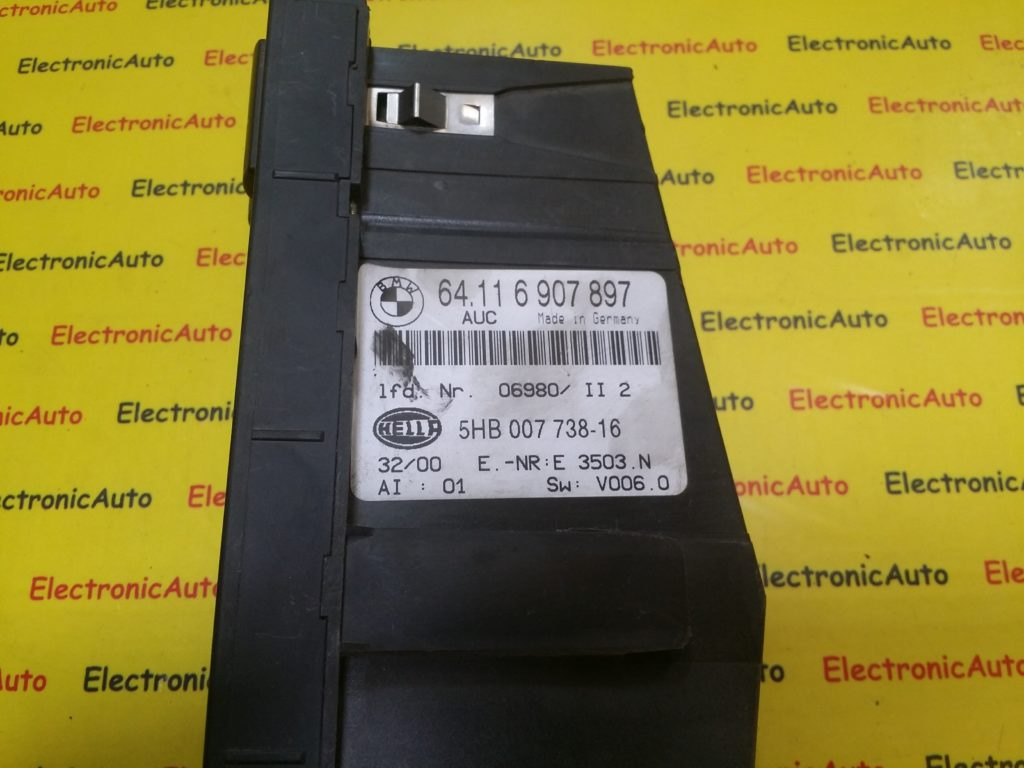Panou Clima BMW, 64116907897, 5HB00773816