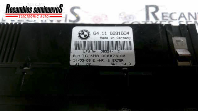Panou clima BMW E46 6411693160464116931604
