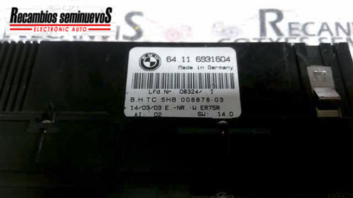 Panou clima BMW E46 6411693160464116931604
