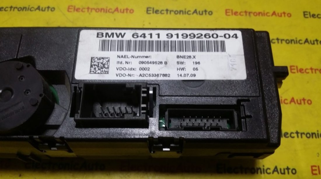 Panou Clima BMW E81 E82 E87 64119199260