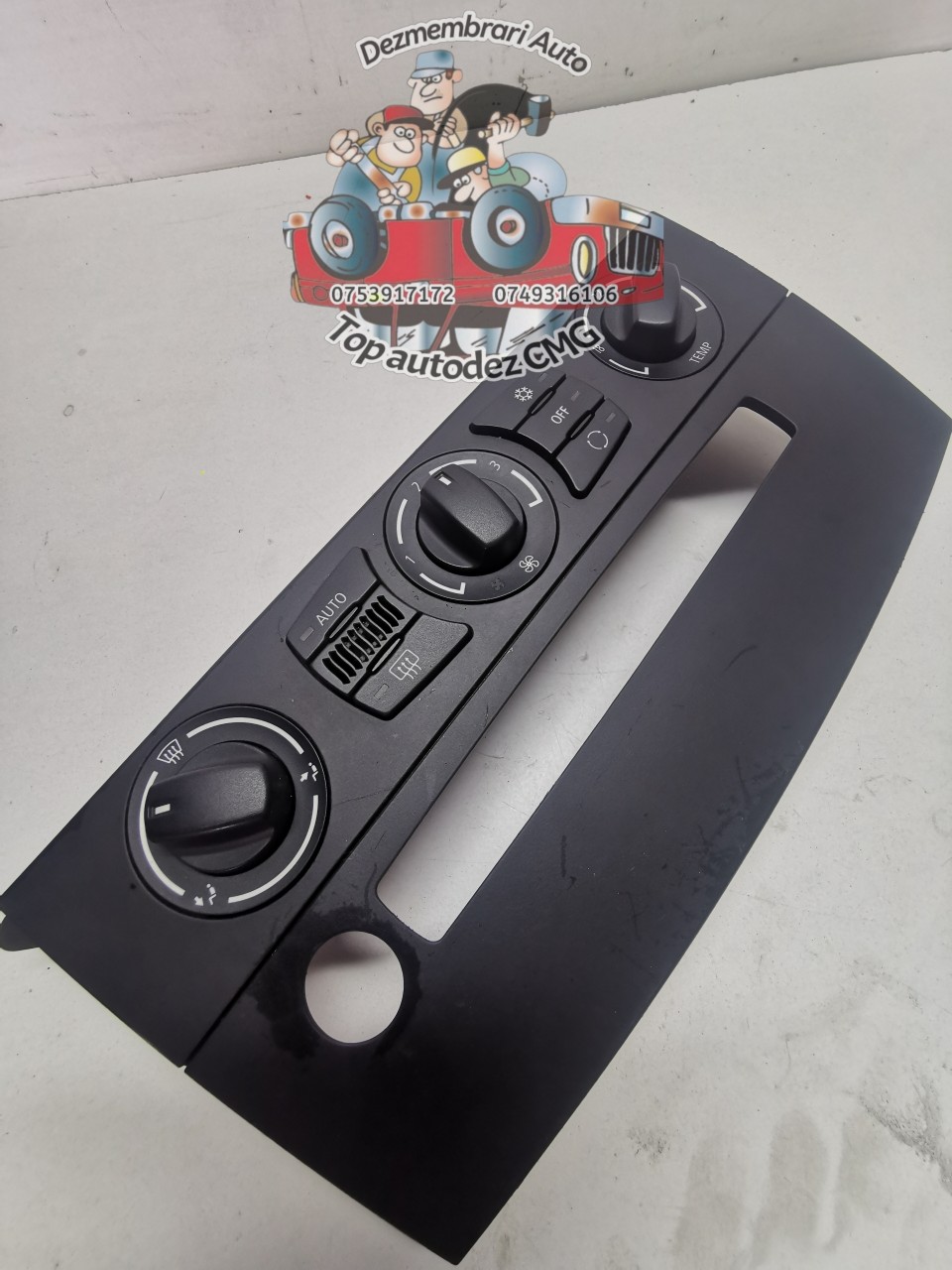 Panou Clima Bmw seria 5 E60 E61 comanda aer conditionat climatronic AC 6411 6956825 01