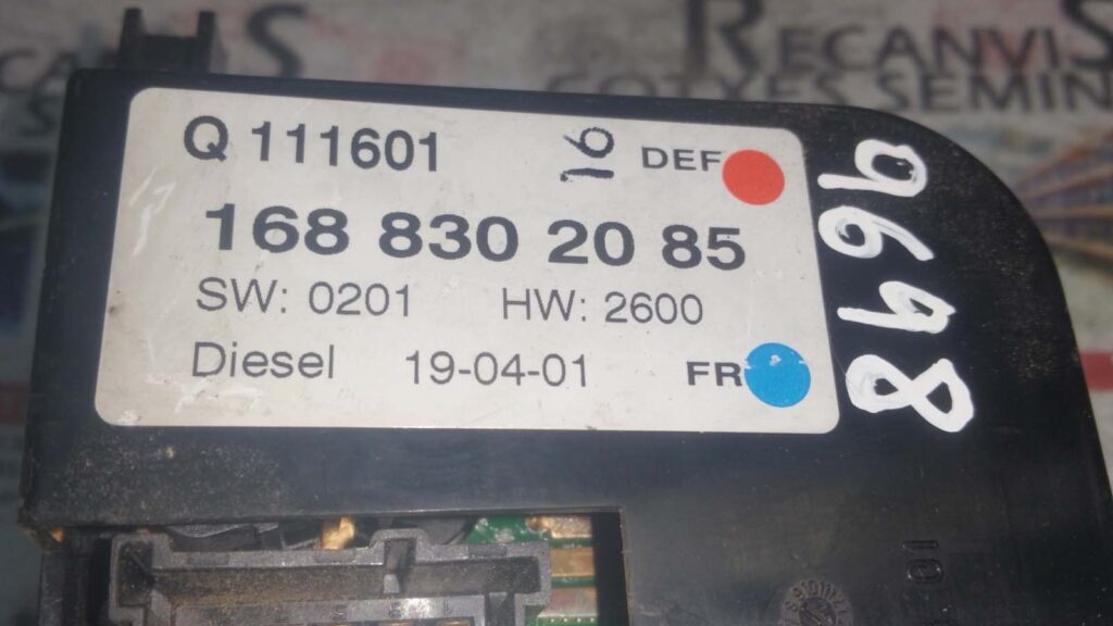 Panou clima MERCEDES-BENZ Class A 168 830 20 85 / 1688302085168 830 20 85 / 1688302085