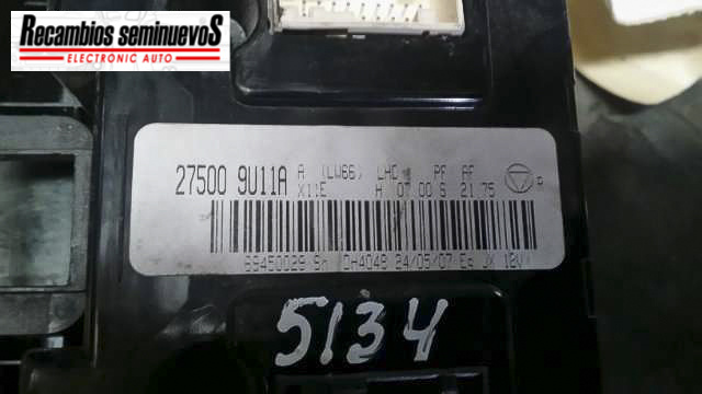 Panou clima NISSAN NOTE E11E51353 / 275009U11AE11E51353 / 275009U11A