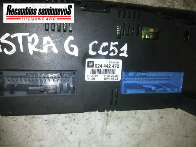 Panou clima OPEL ASTRA G 024 442 472 / 024442472024 442 472 / 024442472