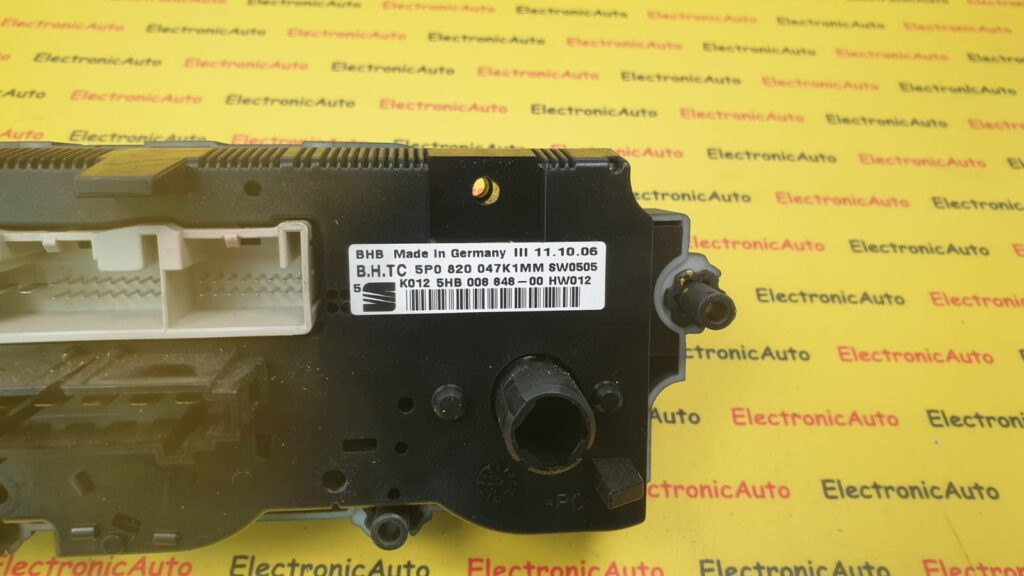 Panou Clima Seat LEON, Altea 5P0820047K, 5HB00884800