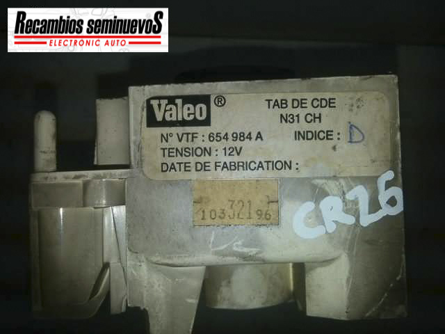 Panou clima VALEO PEUGEOT PARTNER 654 984 A / 654984A654 984 A / 654984A