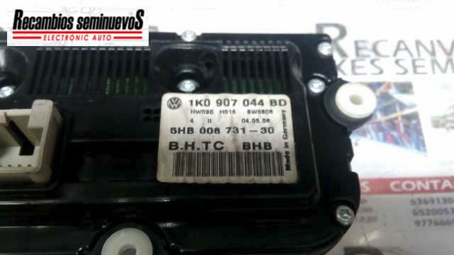 Panou clima VOLKSWAGEN GOLF 1K0 907 044 BD / 1K0907044BD1K0 907 044 BD / 1K0907044BD
