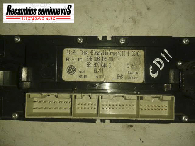 Panou clima VOLKSWAGEN GOLF 4 5HB 008 139 00 / 5HB00813900 / 3B1 907 044 C / 3B1907044C5HB 008 139 00 / 5HB00813900 / 3B1 907 044 C / 3B1907044C