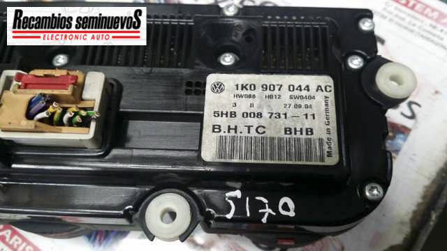 Panou clima VOLKSWAGEN GOLF 5 1K0 907 044 AC / 1K0907044AC1K0 907 044 AC / 1K0907044AC