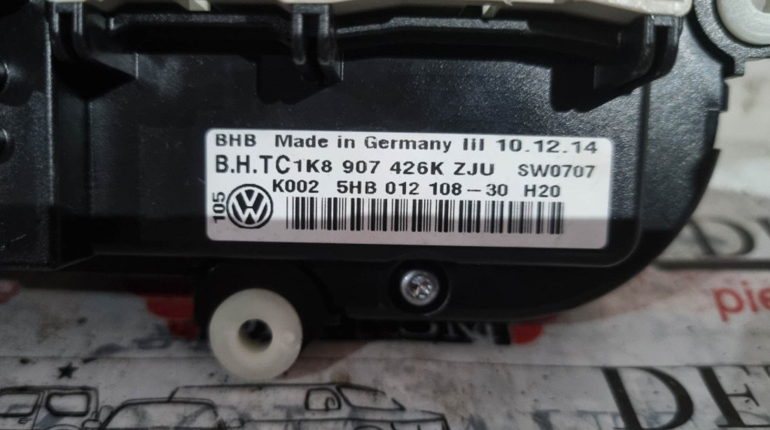 Panou clima VW Jetta 6 Facelift cod piesa : 1K8907426K