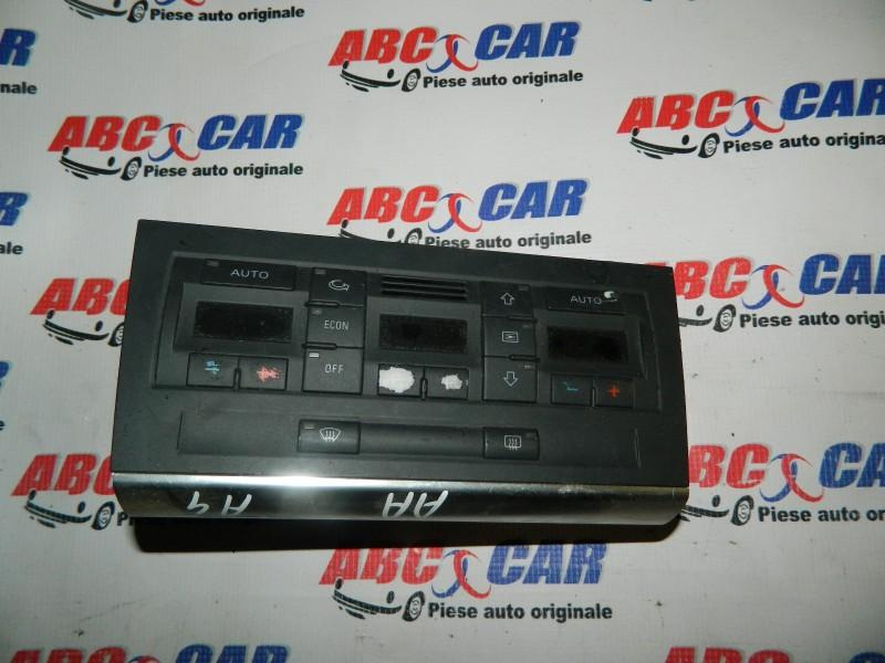 Panou climatronic Audi A4 2001-2004 8E2, B6 8E0820043AA