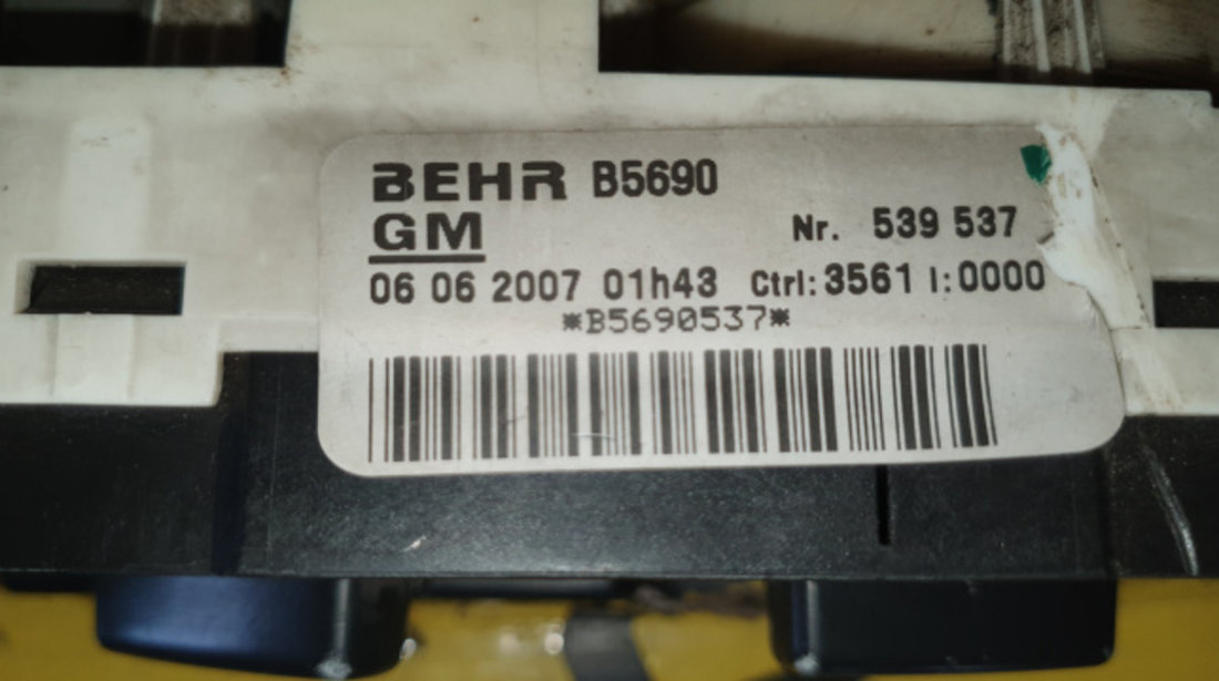 Panou climatronic B5690 Opel Astra G [1998 - 2009]