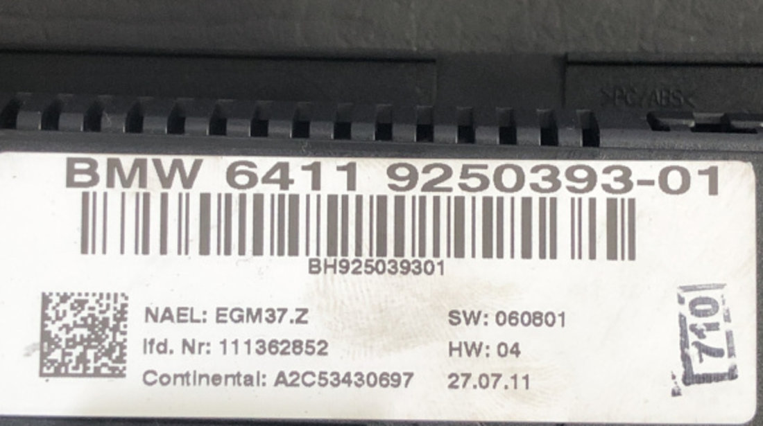 Panou climatronic BMW 320d E90 E91 Facelift Automat 184cp sedan 2012 (9250393)