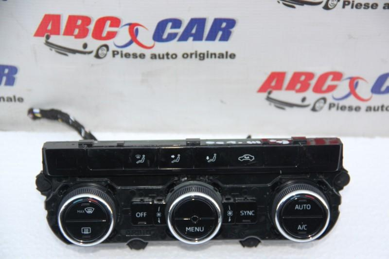 Panou climatronic Skoda Octavia 3 facelift 2017-2019 5E0907044AP