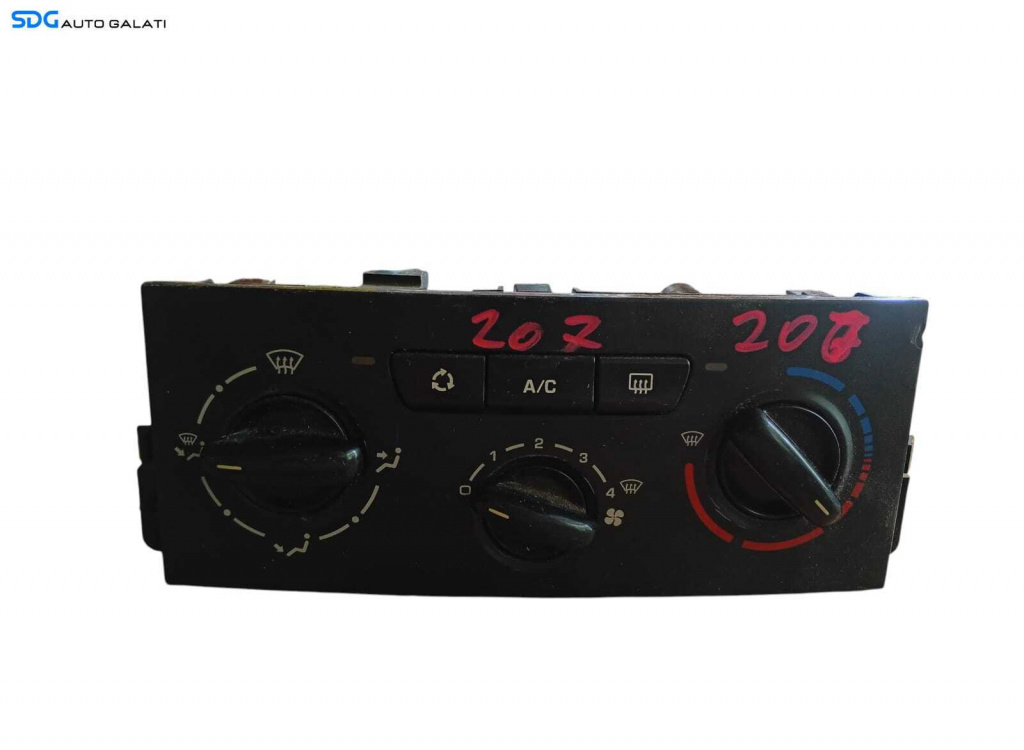 Panou Comanda AC Aer Conditionat Clima Climatic Peugeot 207 2006 - 2014 [LC6121]
