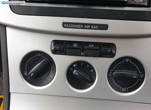 Panou Comanda AC Aer Conditionat Clima Climatronic cu Incalzire Scaune Volkswagen Passat B6 2005 - 2...