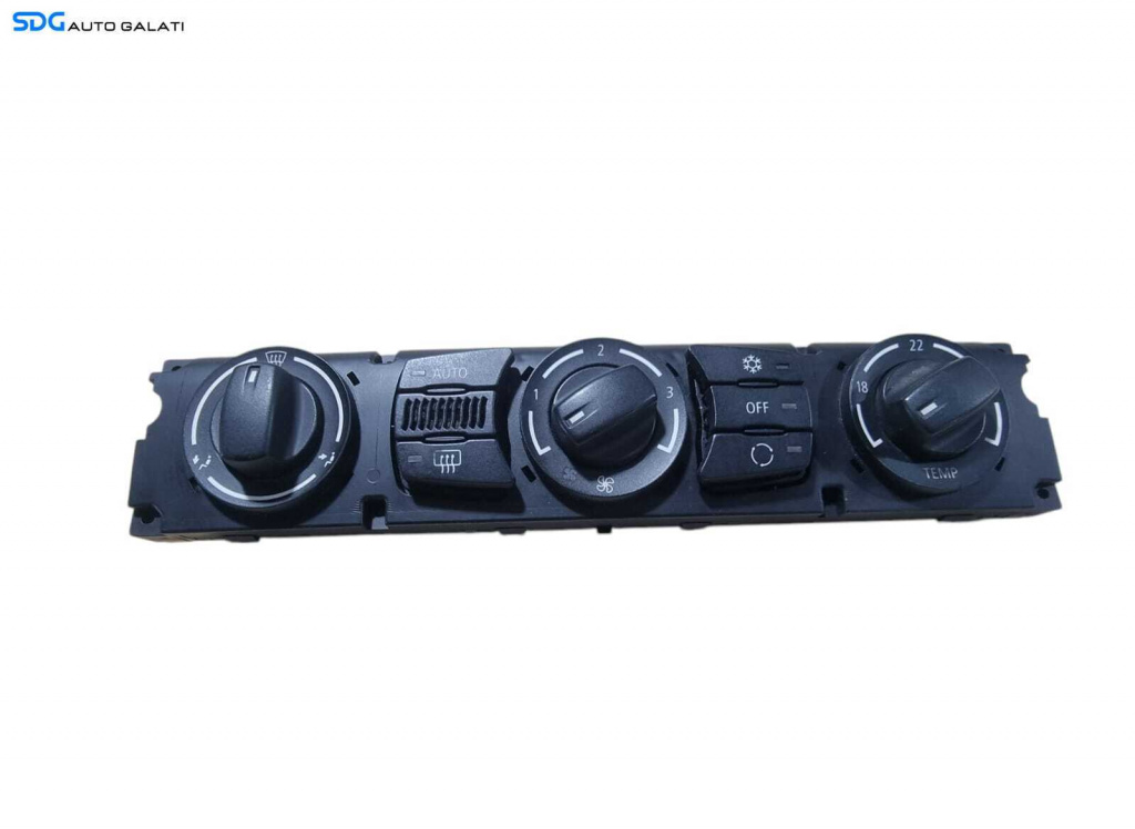 Panou Comanda AC Aer Conditionat Clima Climatronic BMW Seria 5 E60 E61 2003 - 2010 Cod 6956825-01 64116956825-01 [N1492]