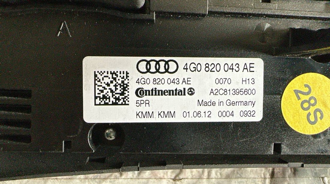 Panou comanda AC Audi A6 C7 2011 - 2014 cod: 4G0820043AE