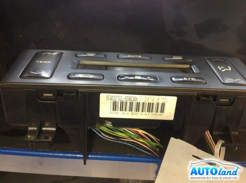 Panou Comanda Ac ventilatie 96303375zl Clima Auto Peugeot 406 8B 1995-2004