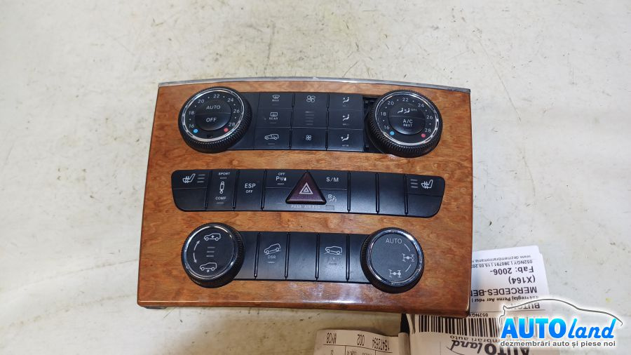 Panou Comanda Ac ventilatie A2518707289 Mercedes-Benz GL-CLASS X164 2006