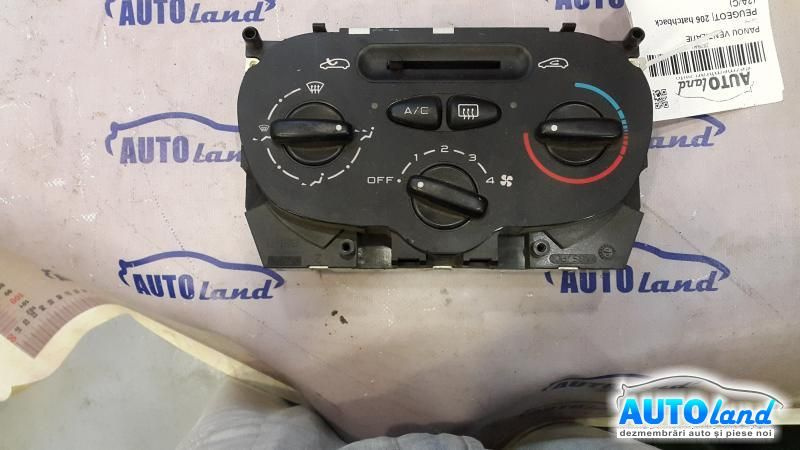 Panou Comanda Ac ventilatie Cu Ac Peugeot 206 hatchback 2A/C 1998