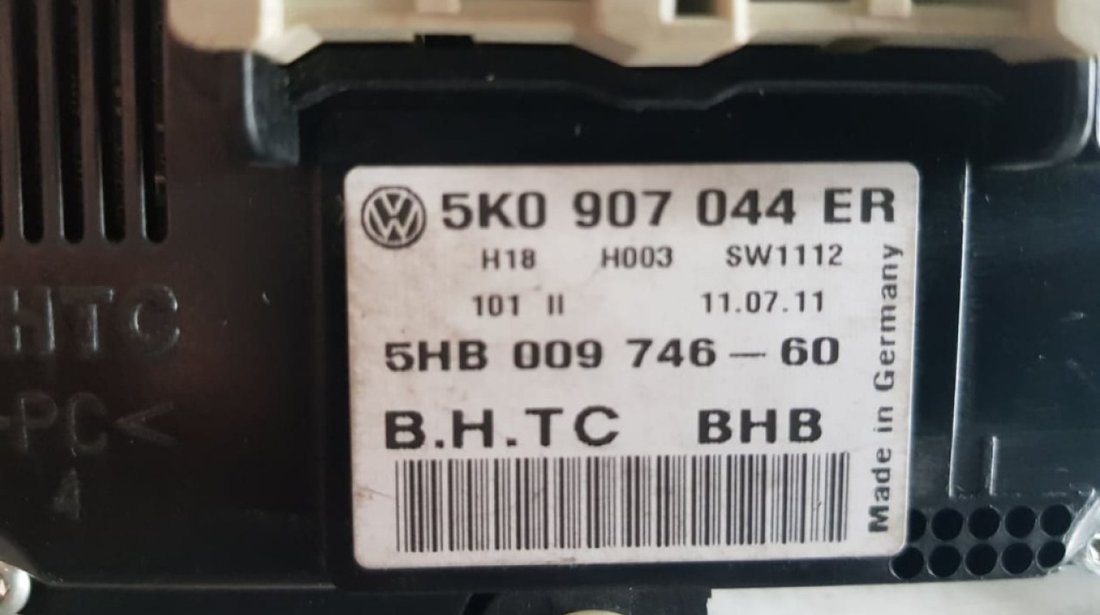 Panou comanda AC VW Jetta 5k0907044er