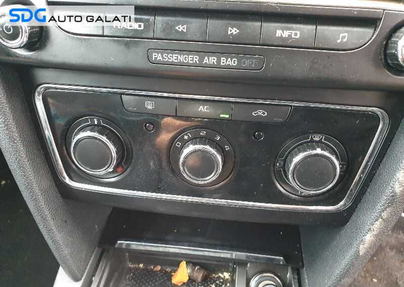 Panou Comanda Aer Conditionat AC Clima Climatronic Skoda Superb 2 2008 - 2015 [0229]