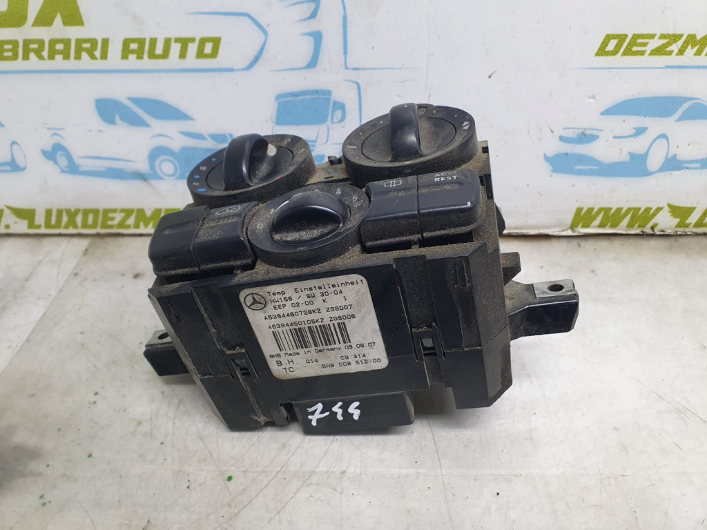 Panou comanda clima A6394460728kz Mercedes-Benz Vito W639 [2003 - 2010] 2.2 cdi om646.980 euro 4